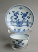 Chinese teabowl and saucer from the Ca Mau wreck, Kangxi or Yongzheng